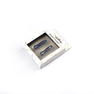 Liebe Seele - Magnetische Tepelklemmen Bullet - Blauw Chroom
