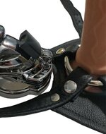The Vice - Strap-On Harnas - The Crotch Rocket - Zwart - Uniek ontwerp - Ook te gebruiken met kuisheidskooi - Maat L