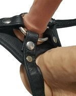 The Vice - Strap-On Harnas - The Crotch Rocket - Zwart - Uniek ontwerp - Ook te gebruiken met kuisheidskooi - Maat L