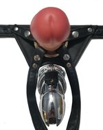The Vice - Strap-On Harnas - The Crotch Rocket - Zwart - Uniek ontwerp - Ook te gebruiken met kuisheidskooi - Maat S
