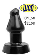 WAD - The Reaper - Anaal Dildo - 25 cm - Zwart