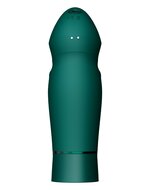 ZALO - Sesh - Verwarmende Stotende Vibrator met Afstandsbediening - Smaragd Groen