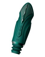 ZALO - Sesh - Verwarmende Stotende Vibrator met Afstandsbediening - Smaragd Groen