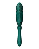 ZALO - Sesh - Verwarmende Stotende Vibrator met Afstandsbediening - Smaragd Groen