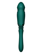 ZALO - Sesh - Verwarmende Stotende Vibrator met Afstandsbediening - Smaragd Groen