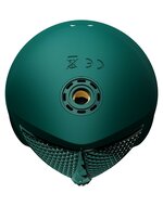 ZALO - Sesh - Verwarmende Stotende Vibrator met Afstandsbediening - Smaragd Groen