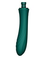 ZALO - Sesh - Verwarmende Stotende Vibrator met Afstandsbediening - Smaragd Groen