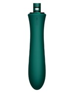 ZALO - Sesh - Verwarmende Stotende Vibrator met Afstandsbediening - Smaragd Groen