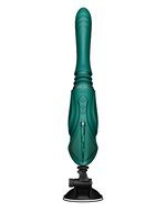 ZALO - Sesh - Verwarmende Stotende Vibrator met Afstandsbediening - Smaragd Groen