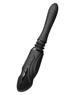 ZALO - Sesh - Verwarmende Stotende Vibrator met Afstandsbediening - Obsidian Zwart