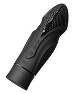 ZALO - Sesh - Verwarmende Stotende Vibrator met Afstandsbediening - Obsidian Zwart
