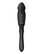 ZALO - Sesh - Verwarmende Stotende Vibrator met Afstandsbediening - Obsidian Zwart