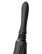 ZALO - Sesh - Verwarmende Stotende Vibrator met Afstandsbediening - Obsidian Zwart