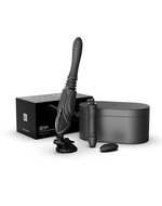 ZALO - Sesh - Verwarmende Stotende Vibrator met Afstandsbediening - Obsidian Zwart