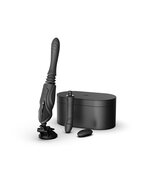 ZALO - Sesh - Verwarmende Stotende Vibrator met Afstandsbediening - Obsidian Zwart