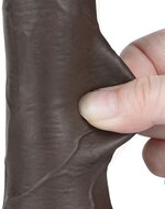 LoveToy - Dildo Met Sliding Skin Technologie - 19.6 cm - Zwart