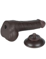 LoveToy - Dildo Met Sliding Skin Technologie - 19.6 cm - Zwart
