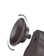 LoveToy - Dildo Met Sliding Skin Technologie - 19.6 cm - Zwart