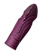 ZALO - Sesh - Verwarmende Stotende Vibrator met Afstandsbediening - Amethyst Paars