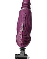ZALO - Sesh - Verwarmende Stotende Vibrator met Afstandsbediening - Amethyst Paars