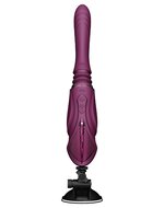 ZALO - Sesh - Verwarmende Stotende Vibrator met Afstandsbediening - Amethyst Paars