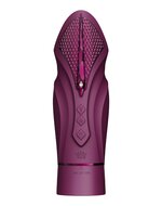 ZALO - Sesh - Verwarmende Stotende Vibrator met Afstandsbediening - Amethyst Paars