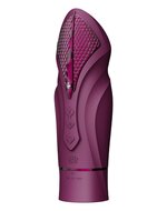 ZALO - Sesh - Verwarmende Stotende Vibrator met Afstandsbediening - Amethyst Paars