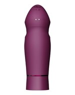 ZALO - Sesh - Verwarmende Stotende Vibrator met Afstandsbediening - Amethyst Paars