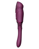ZALO - Sesh - Verwarmende Stotende Vibrator met Afstandsbediening - Amethyst Paars