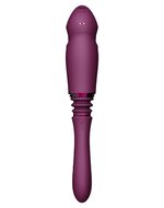 ZALO - Sesh - Verwarmende Stotende Vibrator met Afstandsbediening - Amethyst Paars