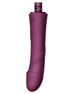 ZALO - Sesh - Verwarmende Stotende Vibrator met Afstandsbediening - Amethyst Paars