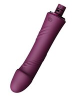 ZALO - Sesh - Verwarmende Stotende Vibrator met Afstandsbediening - Amethyst Paars
