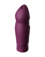 ZALO - Sesh - Verwarmende Stotende Vibrator met Afstandsbediening - Amethyst Paars