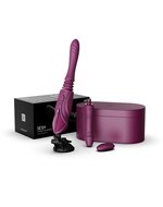ZALO - Sesh - Verwarmende Stotende Vibrator met Afstandsbediening - Amethyst Paars