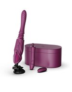 ZALO - Sesh - Verwarmende Stotende Vibrator met Afstandsbediening - Amethyst Paars