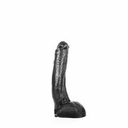 All Black - Dildo - Realistische Eikel en Balzak - Lengte 29 cm - Diameter 5 cm