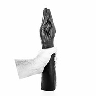 All Black - Zwarte realistische fisting dildo