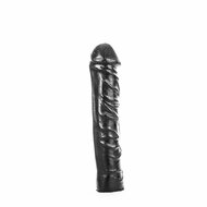 All Black - Grote Realistische Dildo - 31 x 6.5 cm - Zwart