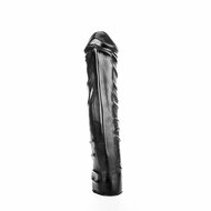 All Black - Grote Realistische Dildo - 31 x 6.5 cm - Zwart