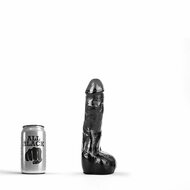 All Black - Zwarte realistische dildo 22 cm