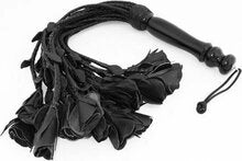 Mister B - Flogger - Zweep Met Rozen - Zwart