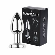 Kiotos - Vibrerende Buttplug - Oplaadbaar & Waterproof - Aluminium - Small