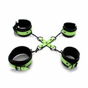 Kiotos - Glow in the Dark - Boeienset - Polsboeien Handboeien en Hogtie Set
