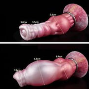 Kiotos Monstar - Vortexwing - Opblaasbare Dildo - Roze/Wit
