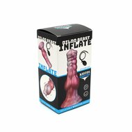 Kiotos Monstar - Vortexwing - Opblaasbare Dildo - Roze/Wit