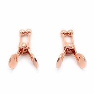 Kiotos - Knijper Tepelklemmen met Balvormige Uiteindes - Extra Sensaties - Rosé Goud