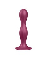 Satisfyer - Double Ball-R - Verzwaarde Dildo met Bewegende Metalen Kogels - Rood