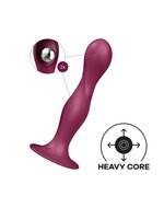 Satisfyer - Double Ball-R - Verzwaarde Dildo met Bewegende Metalen Kogels - Rood