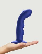 Strap-On-Me - Wave - Tapping Dildo - Met Tapping Functie - Blauw