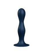 Satisfyer - Double Ball-R - Verzwaarde Dildo met Bewegende Metalen Kogels - Blauw